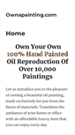 Mobile Screenshot of ownapainting.com